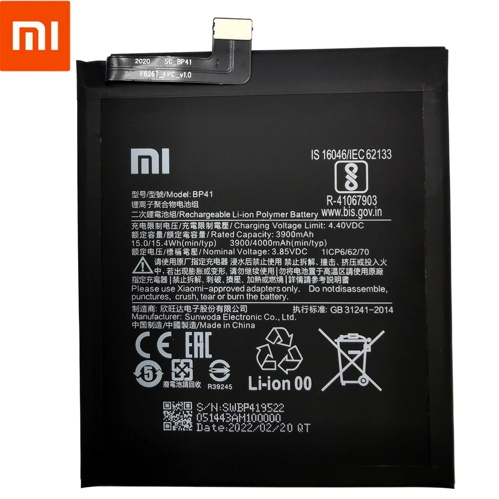 100% Оригинальный запасной аккумулятор для Xiaomi Redmi K20 Pro Mi 9T Mi9T K20Pro Премиум