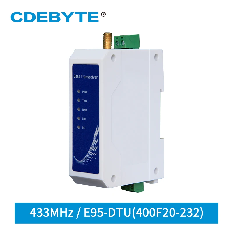 

E95-DTU(400F20-232) Wireless Data Transmission Station 433MHz 20dBm Modbus RS232 SMA-K Interface Spread Spectrum