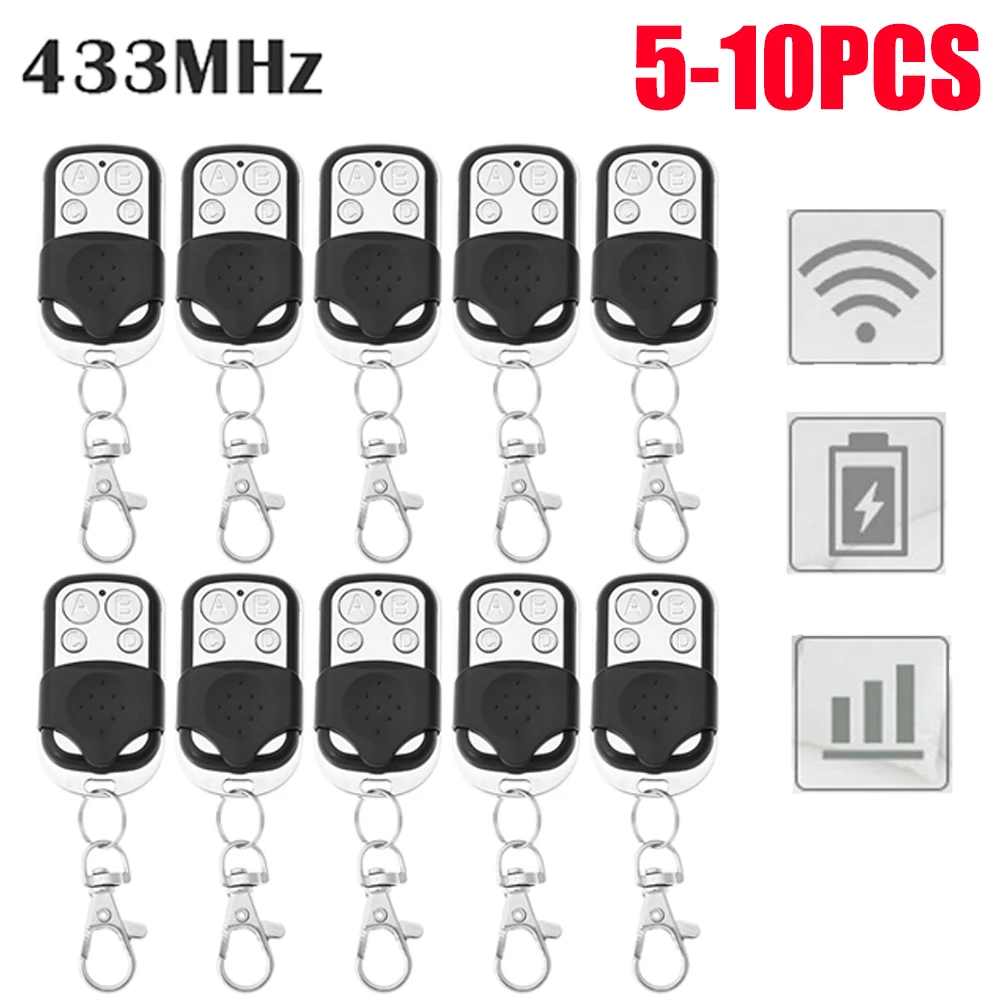 

5/10 шт. беспроводной умный пульт дистанционного управления для дверей гаража 433 МГц