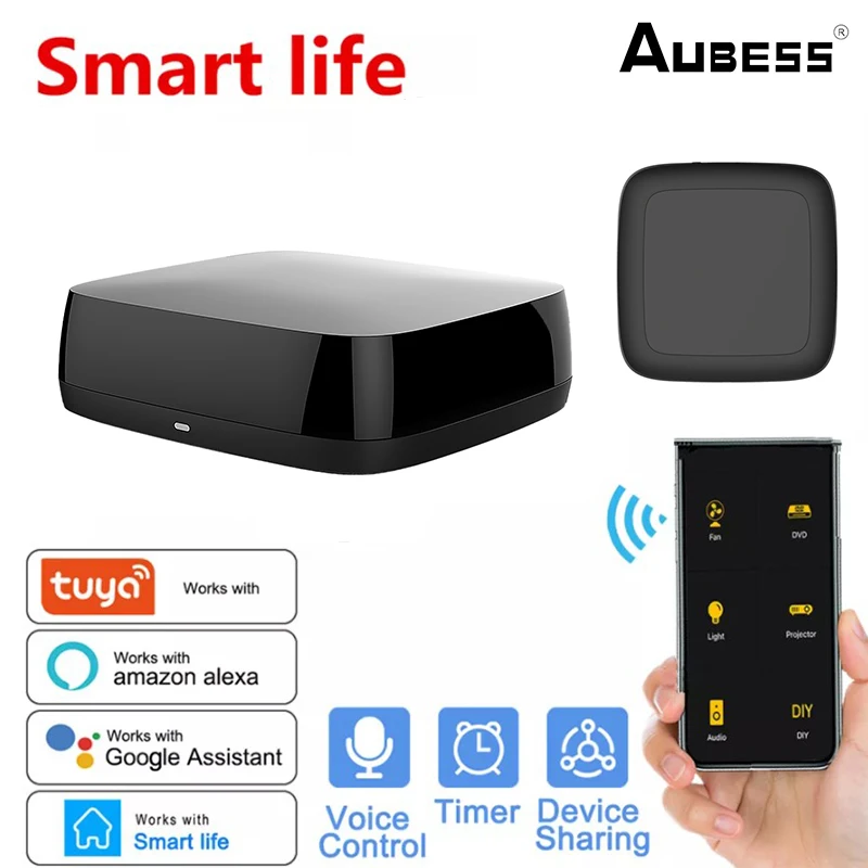 

Умная универсальная ИК-система дистанционного управления Zigbee, «сделай сам» для телевизора, DVD, аудио и переменного тока, кондиционера, работ...