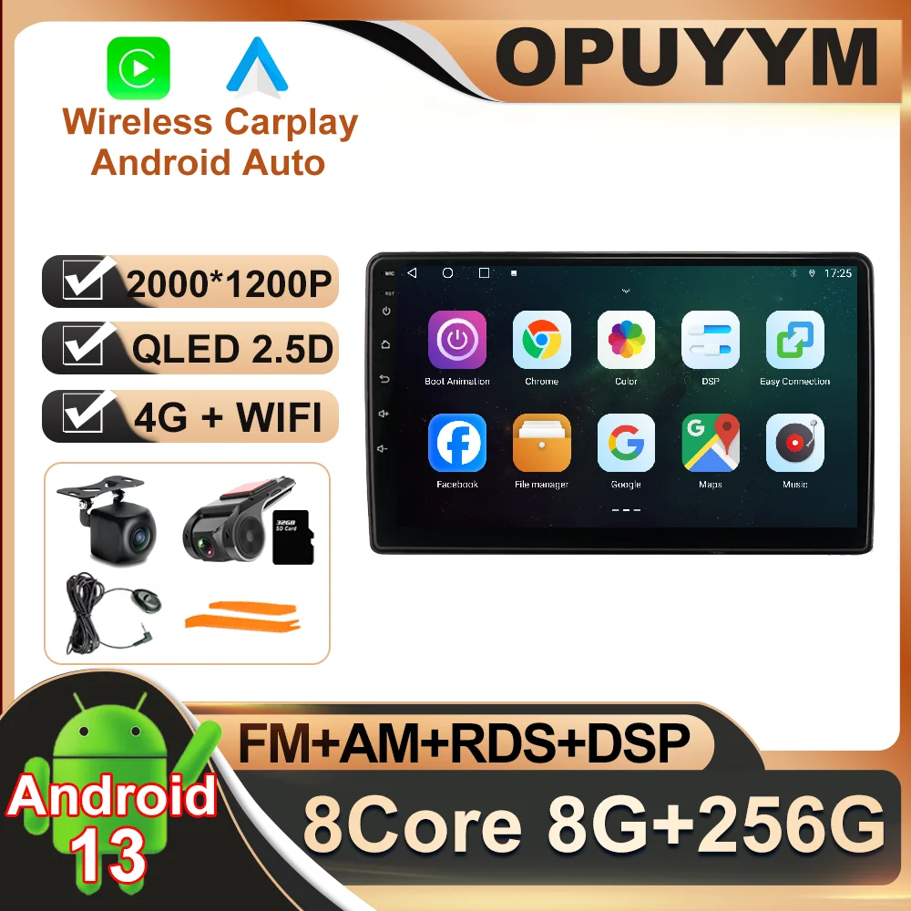 

9 дюймов Android 13 для Mitsubishi Triton L200 2015 - 2020 автомобильное радио ADAS DSP QLED мультимедийная навигация GPS RDS AHD Авторадио BT