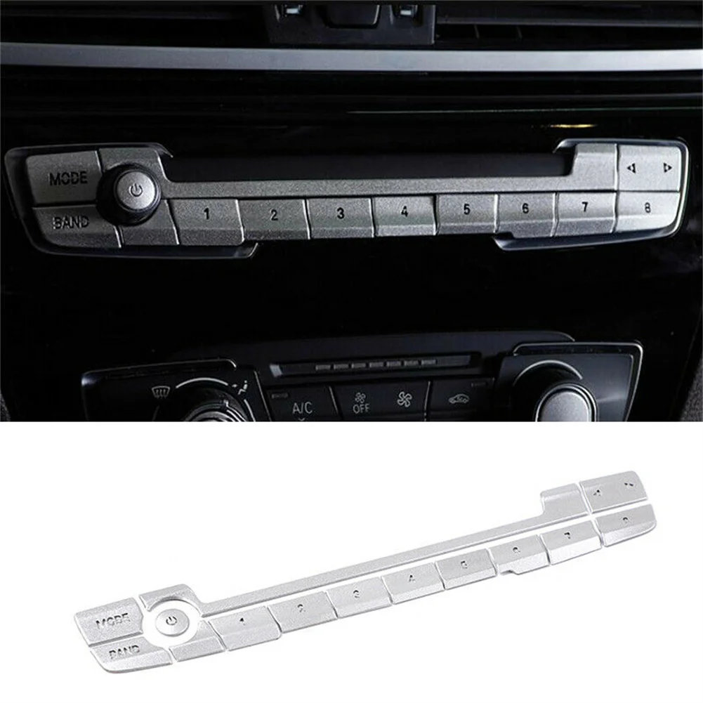 

Sticker Button Control Interior Stylish 1 Set Aluminum Aluminum Alloy Console CD Cover For BMW X2 F39 2018-2021