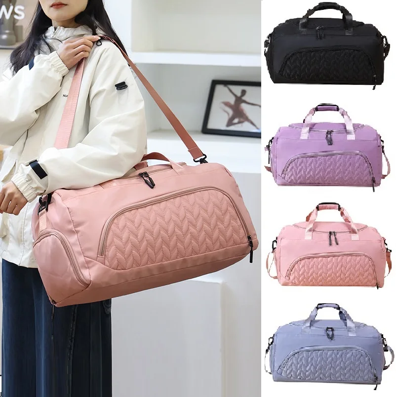 

Large Capacity Dry Wet Separation Training Bags Travel Duffel Bags Carry on Luggage Handbag Workout Gym Sports Yoga Storage Bag