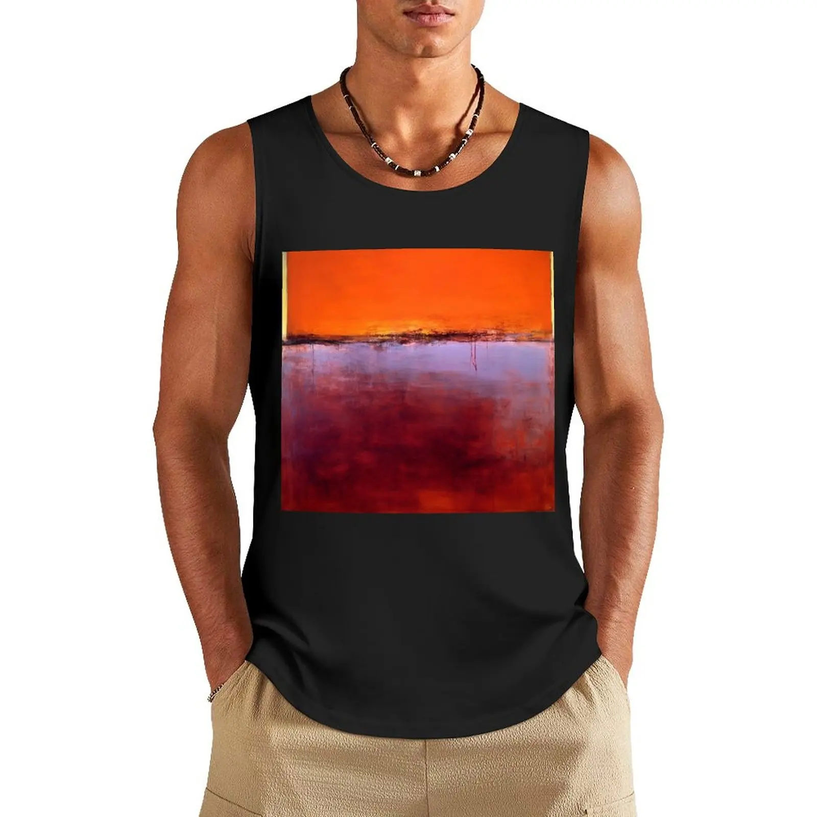 Mark Rothko Tank Top Мужская одежда Одежда жилеты для мужчин