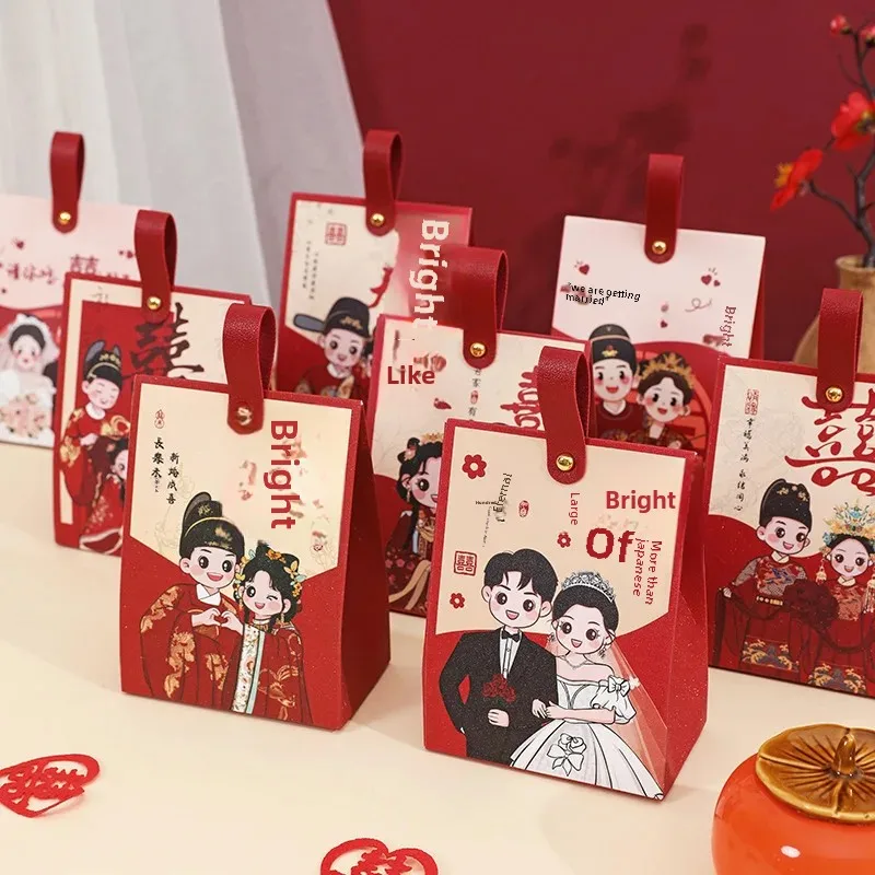 Креативная китайская мультяшная свадебная коробка конфет высококачественная
