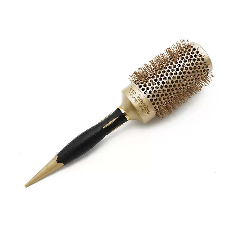 

Curling Hair Brush Barber Comb Rolling Comb Hairstyling Tool Accessories for Home Beauty Salon Hair Ceramic Round Comb