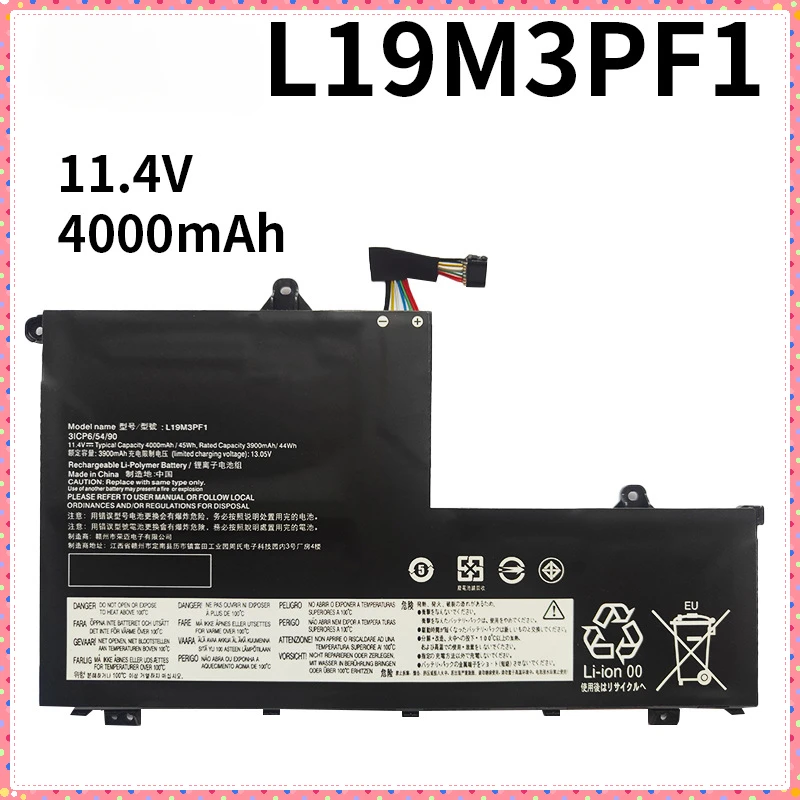 Новый аккумулятор для ноутбука Lenovo ThinkBook 14 14-IIL 14-IML 15 15-IML 15-IIL L19M3PF1 L19D3PF1 L19L3PF1 L19C3PF9