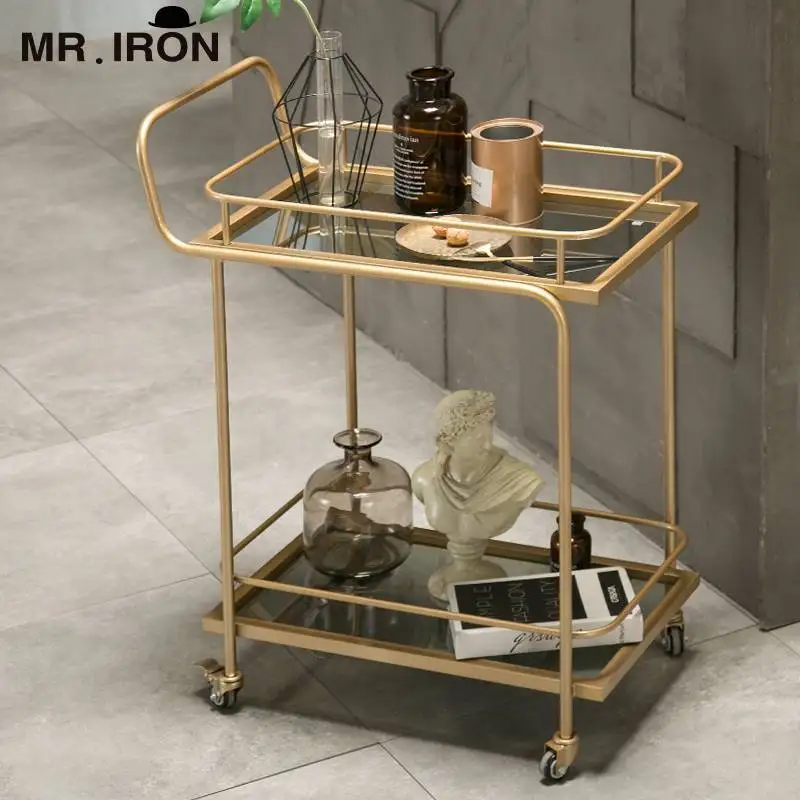 Дизайнерская металлическая железная тележка для спа-салона хранения татуировок