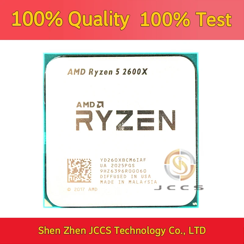 

Процессор AMD Ryzen 5 2600X R5 2600X 3,6 ГГц шестиядерный двенадцатипоточный 95 Вт Процессор Socket AM4