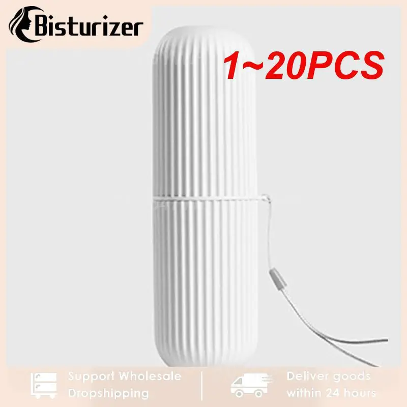 

1~20PCS Travel Portable Toothbrush Toothpaste Holder Storage Case Box Organizer Household Storage Cup Outdoor Holder Bathroom