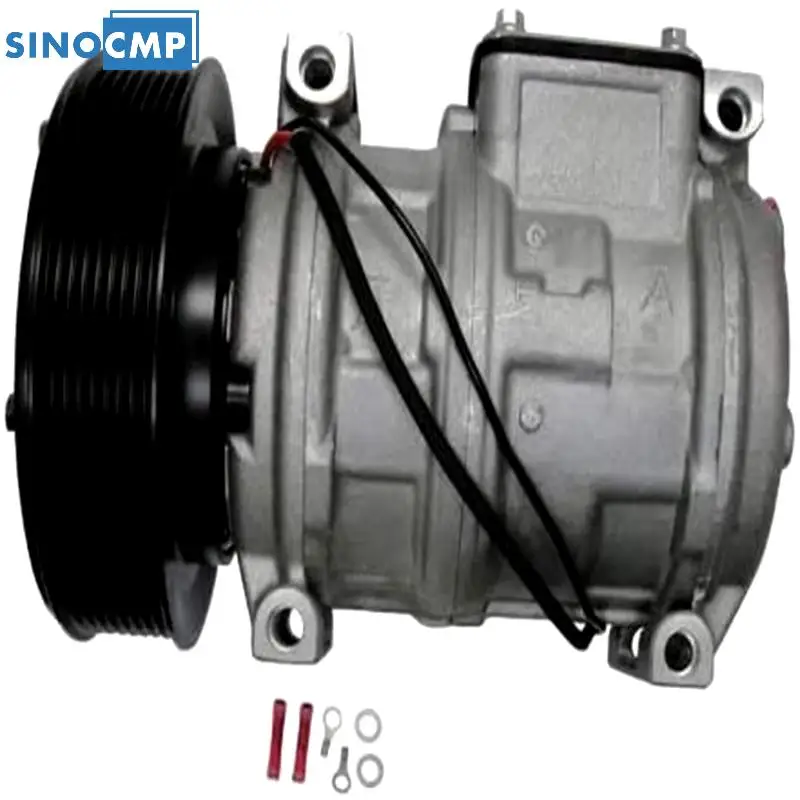 Компрессор RE46609 TY6764 RE54254 A/C SINOCMP 1 шт. 12 В для John Deere 410G 660D 260 450J 210LJ 310G 280 1850