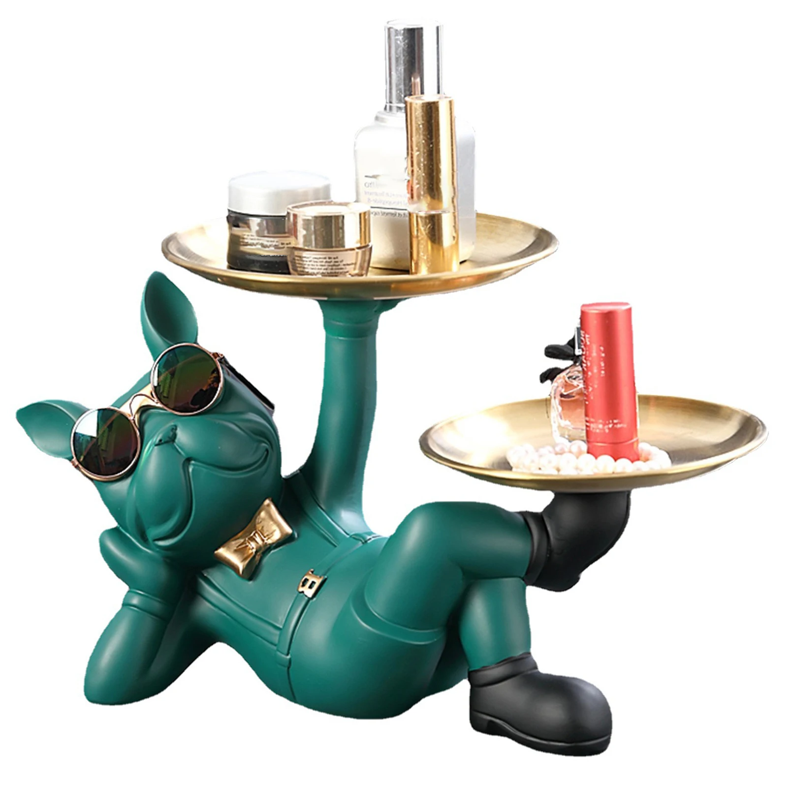 

Home Table Storage Desktop Decor Eco-friendly Ornament Dog Figurine Craft for Home Office Yard Decor MAZI888