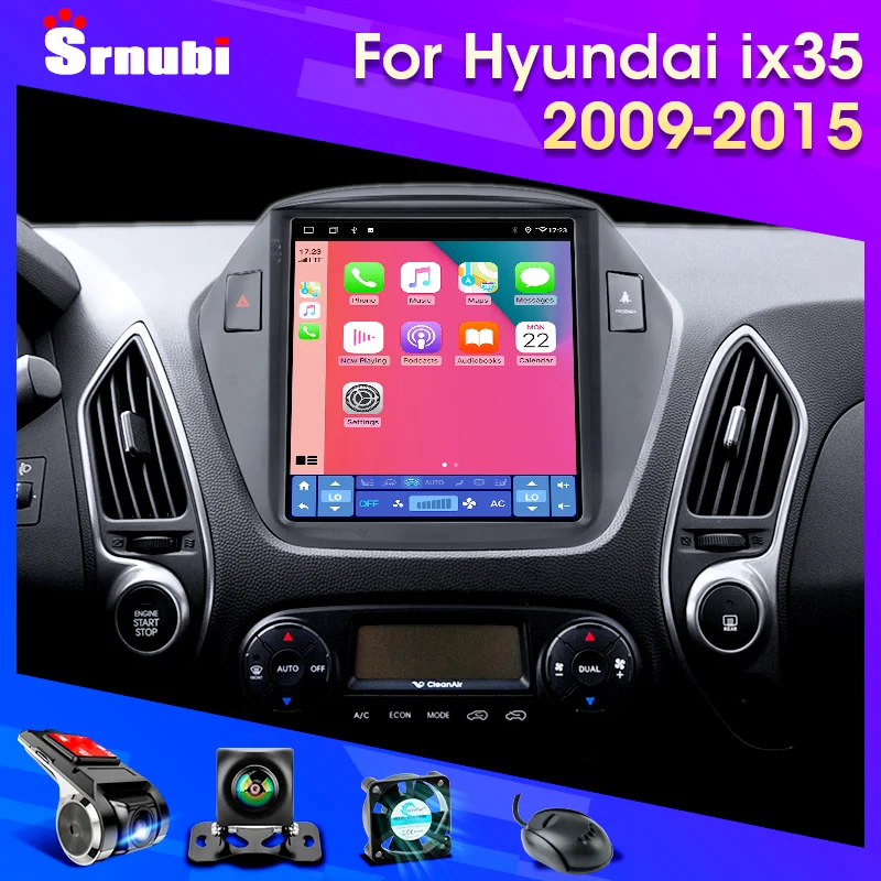 $84.41 Android for Hyundai IX35 Tucson 2009-2015 Tesla Style 9.7