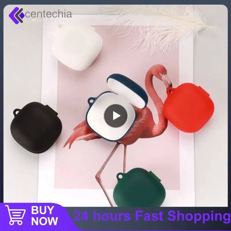 

Earphone Case Silicone Case Precise Fit Shockproof Wireless Earphone Dust Case High Quality Easy To Install For Qcy Melobuds Anc