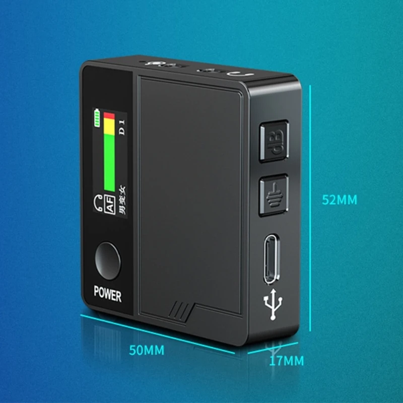 Voice Changer Мини-портативный модулятор изменения голоса с регулируемым голосом