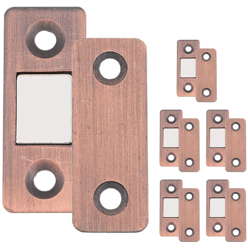 

6 Pairs Closing Door Ultra Thin Door Buckle Door Catch for Door Cabinet Drawer Wardrobe