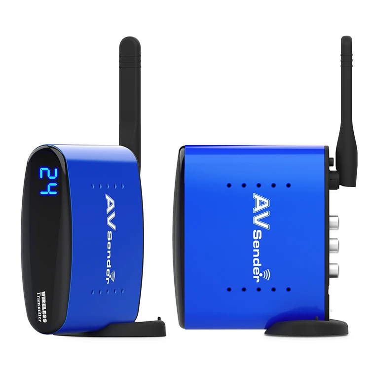 

PAT-535 100m 5.8GHz Wireless A/V Transmitter Receiver Audio Video Sender with IR Signal Extension Wire for TV Set box DVD IPTV