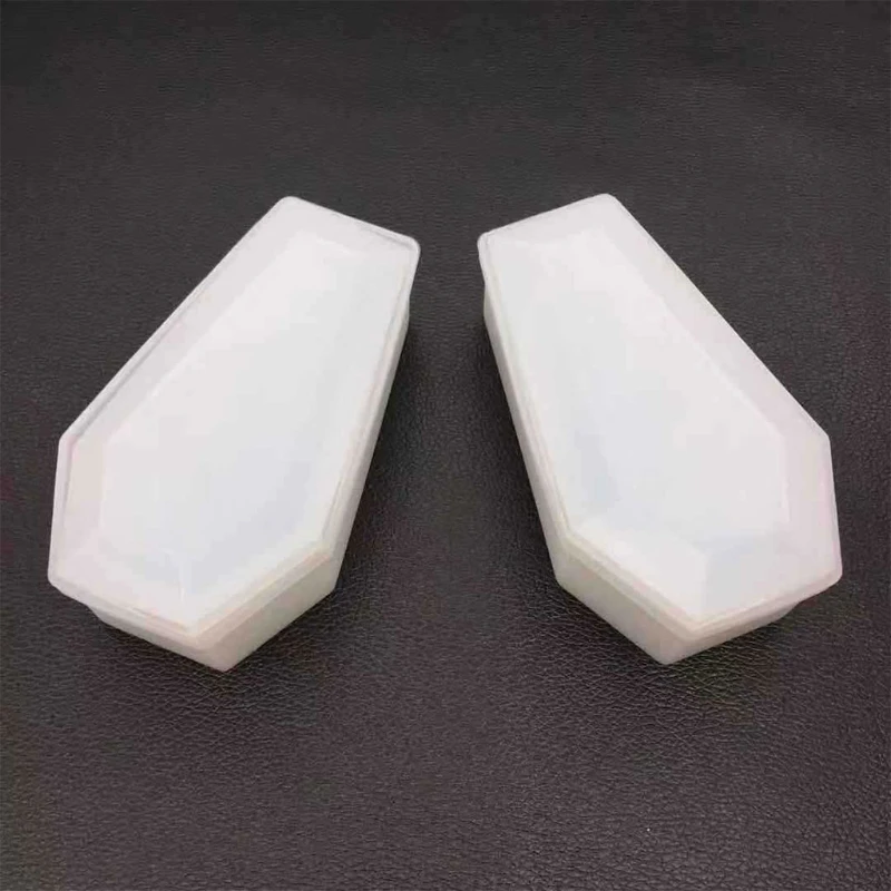 

Resin Crystal Epoxy Mold Coffin Trinket Box Silicone Mould Container Making Tool