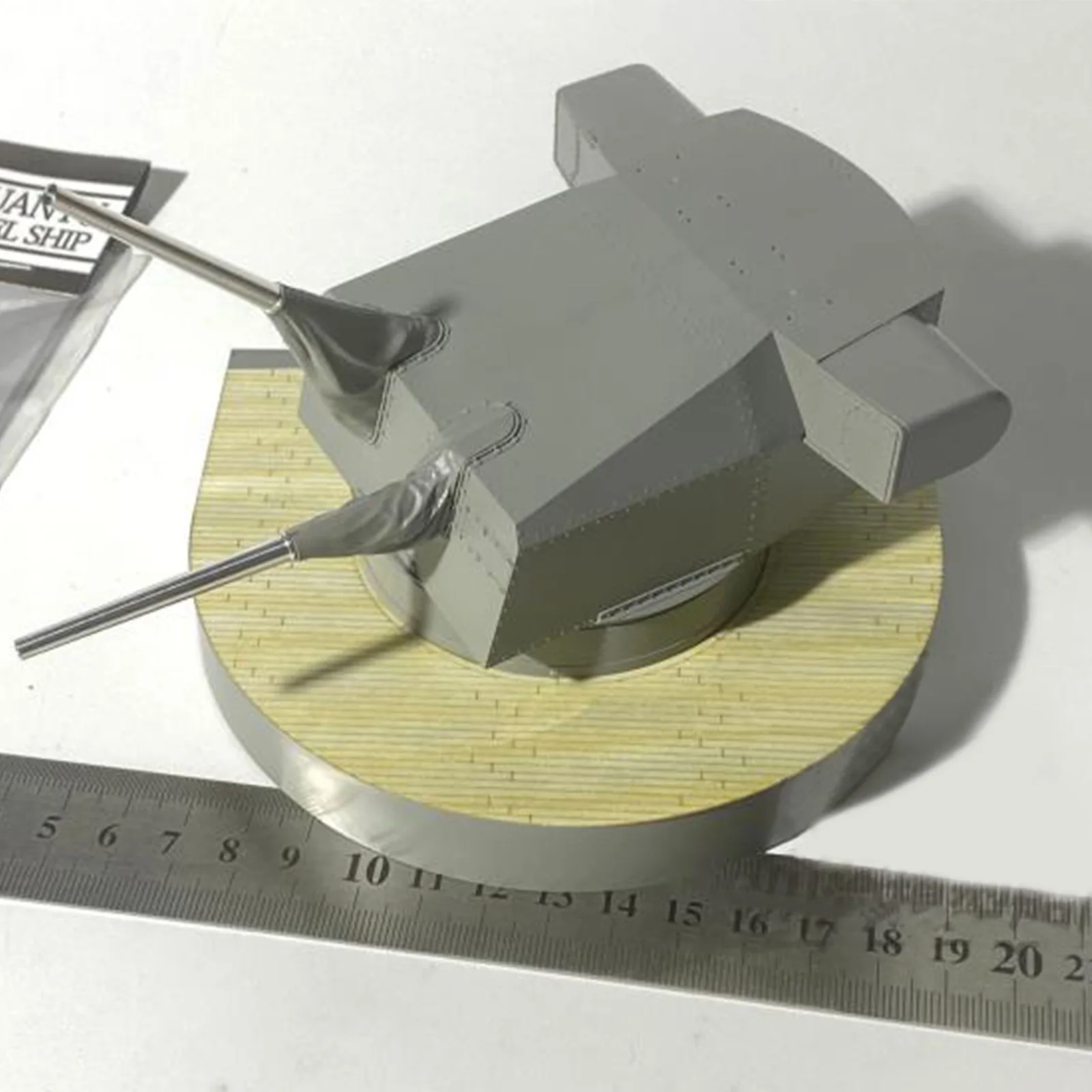 1/72 Bismarck 15CMSKC/28Gun металлический корпус деревянная колода для модели револьвера Takom