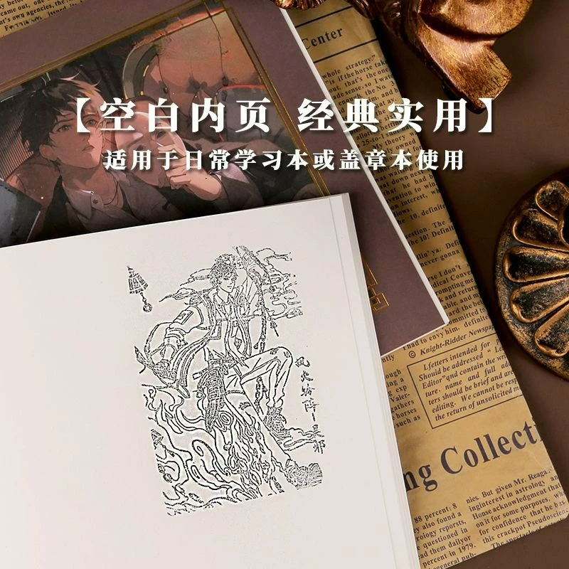 Фото Официальные блокноты The Graver Robbers Chronicles Chen Shi Yu, Wu Shan Chong Feng Block Book Zhang Qiling, Wu Xie №3