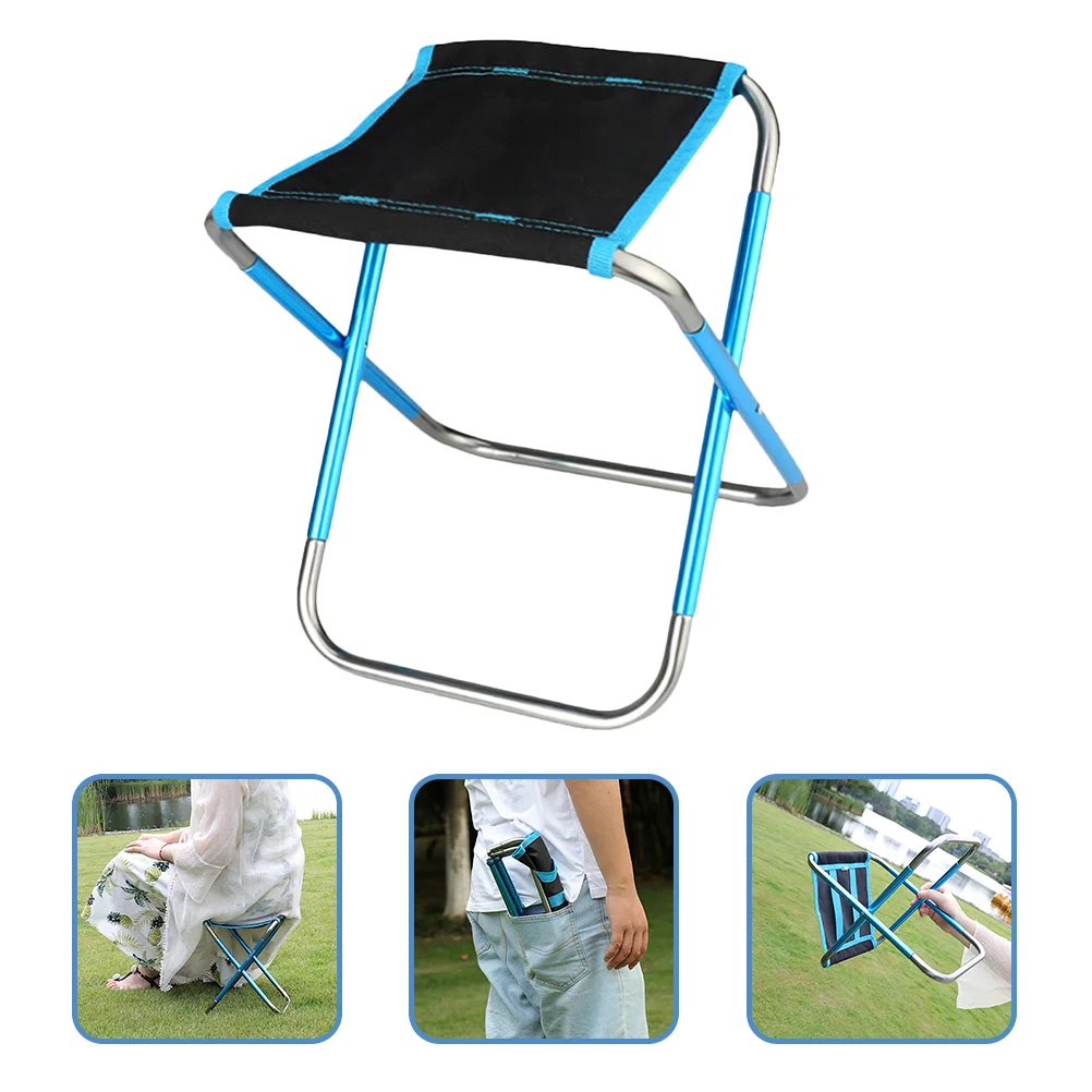 

Folding Stool Camping Supply Portable Collapsible Comfortable Oxford Cloth Beach
