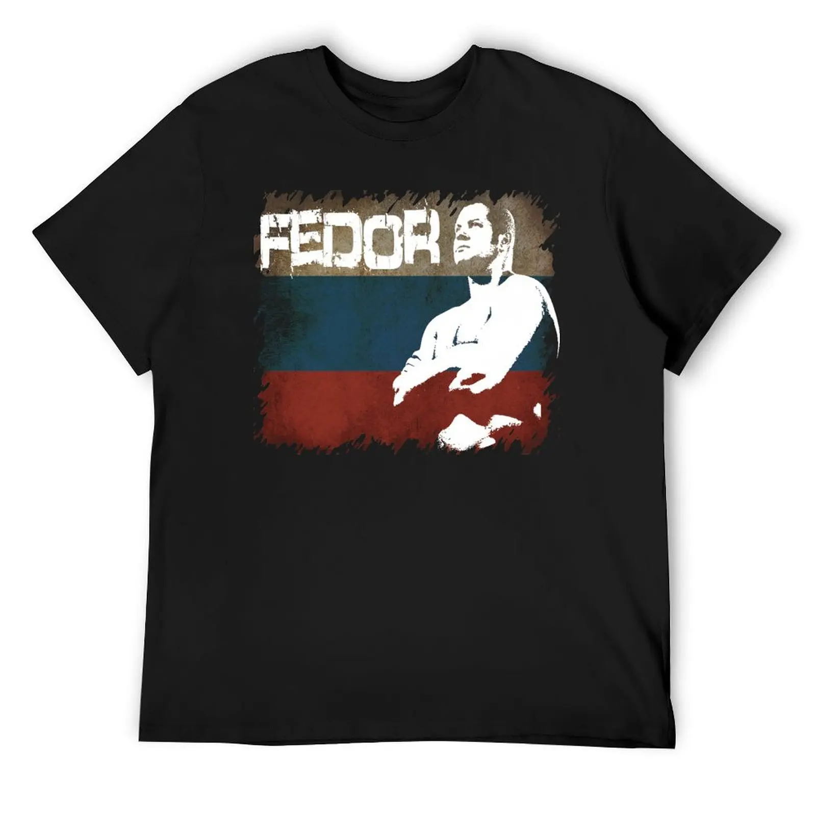 NEW FEDOR EMELIANENKO THE LAST EMPEROR Футболка с флагом РОССИАНСКОЙ одежда в стиле аниме летняя