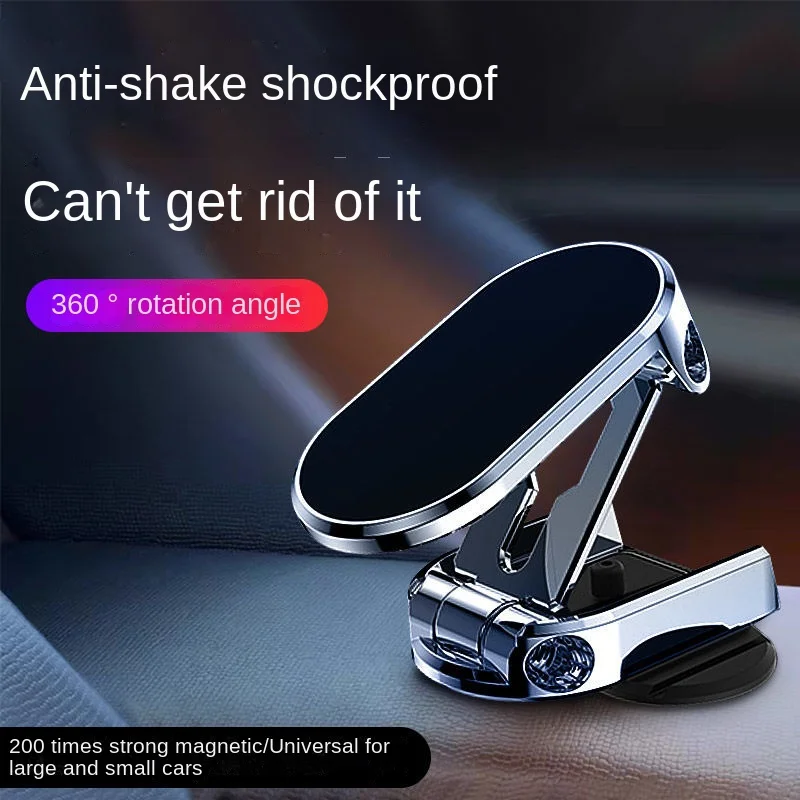 

Magnetic Phone Holder 360 rotating Car Phone Holder Stand Zinc Alloy Magnet Car Support Mount cellphone holder car accessories