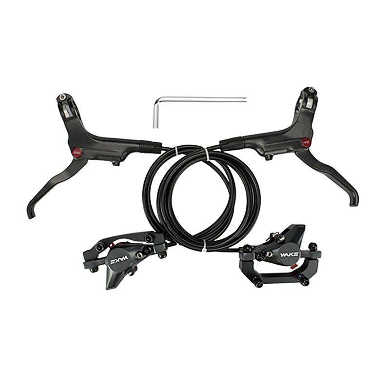 

WAKE MTB Brake Bicycle Hydraulic Disc Brake Four-Piston Front Right / Left Rear Brake Bike Oil Brake