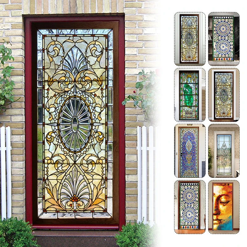 

2 шт./набор, самоклеящиеся настенные наклейки из ПВХ в мусульманском стиле