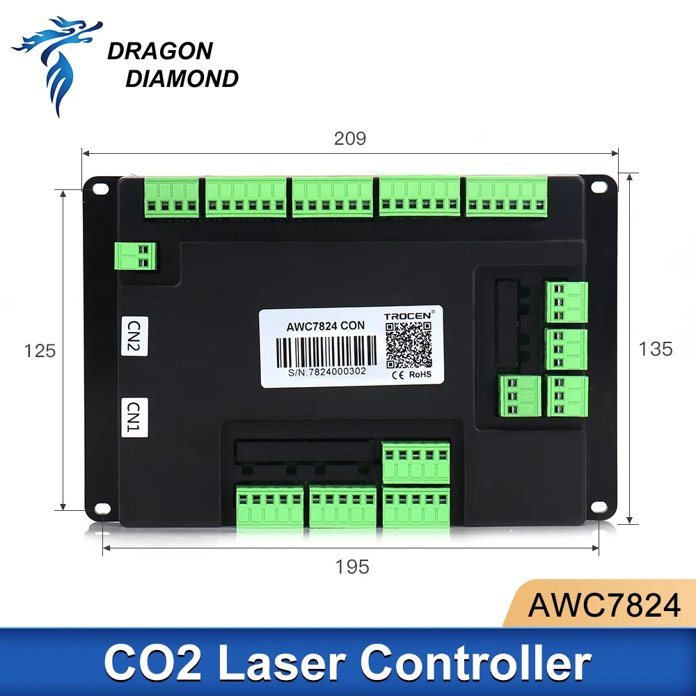 Фото 3. 3 DSP-контроллер для лазера Co2 заменяет AWC708 7824 г 6442 г для лазерной фотолампы Co2 №3