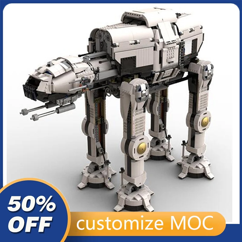 

4358PCS Space Force Lunar Walker (AT-AT inspired vehicle) MOC-100122 star space wars Building Blocks birthday toys gifts for Kid