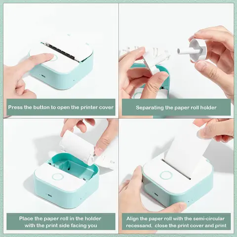 Самоклеящаяся термобумага MarkDomain для T02 M02X, 3 рулона