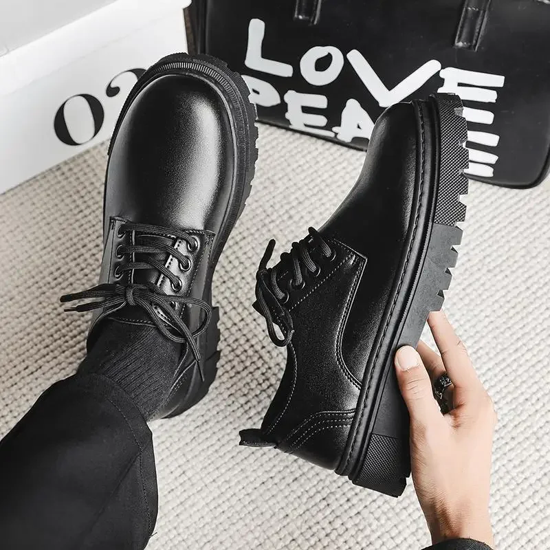 

Business Formal Wear Men's Shoes British Bridegroom Boys Leather Shoes Soft Leather Sports Suit Soft Bottom Wedding Leather Shoe