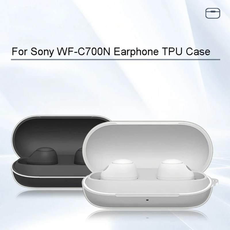 

Protective Carrying-Shell for sony WF-C700N Earphone Dustproof Protector Washable Charging-Box Sleeve Anti-scratch Cover