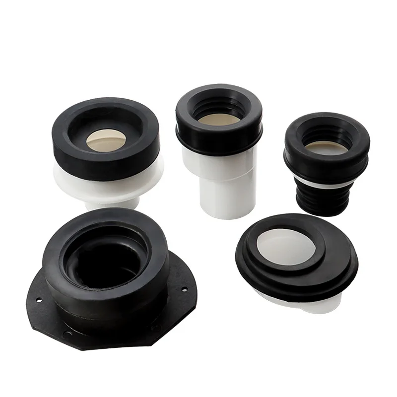 Переходник с фланцем для слива туалета Смещенный переходник соединения унитаза