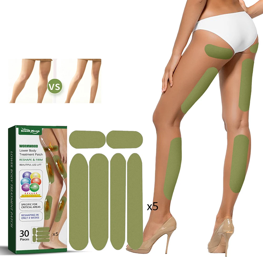 30 шт./коробка патчи из полыни для похудения