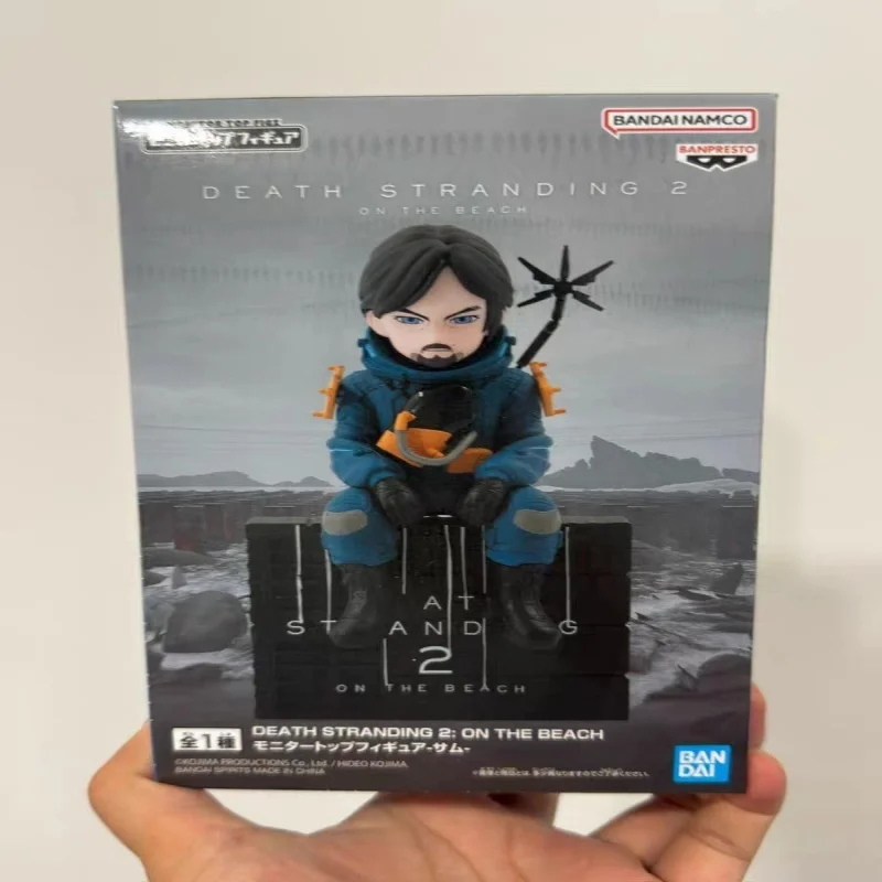 Фото В наличии: Оригинальная фигурка Bandai Banpresto Death Stranding Хиггс Монаган Сэм, модель, новая в коробке, персонажи аниме. №5