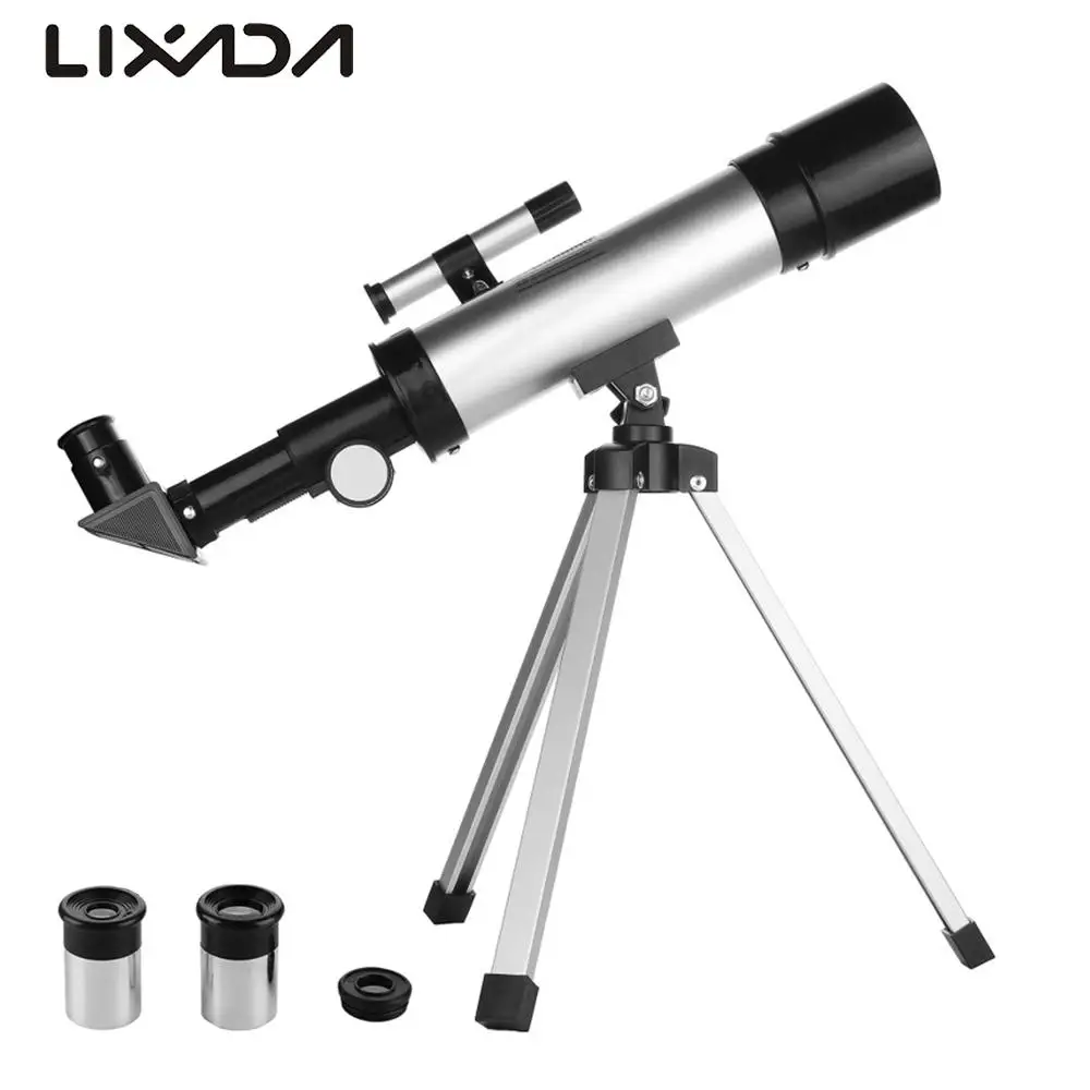 

Astronomical Telescope for Kids and Beginners 90X Magnification Telescope with Finder Scope 2 Eyepieces and Tripod