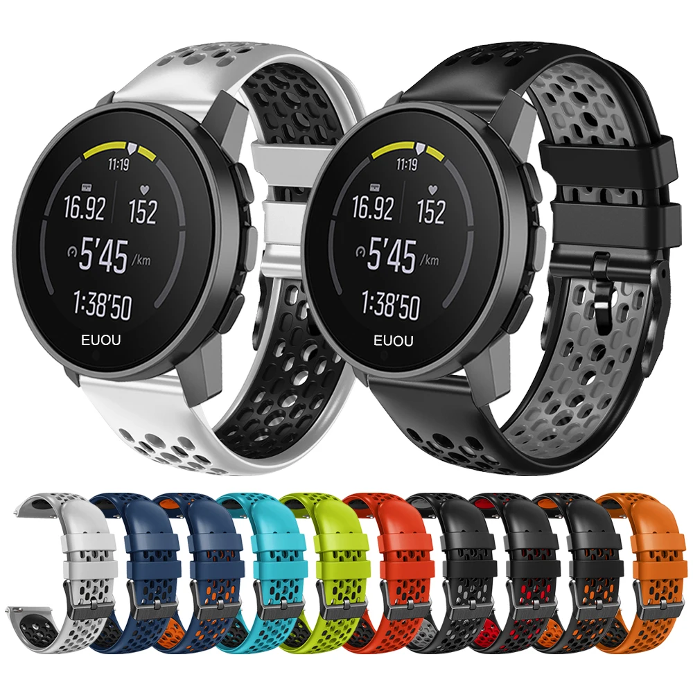 

Сменный силиконовый ремешок для SUUNTO 5 PEAK 22 мм, сменный Браслет для SUUNTO 9 PEAK, Аксессуары для браслета