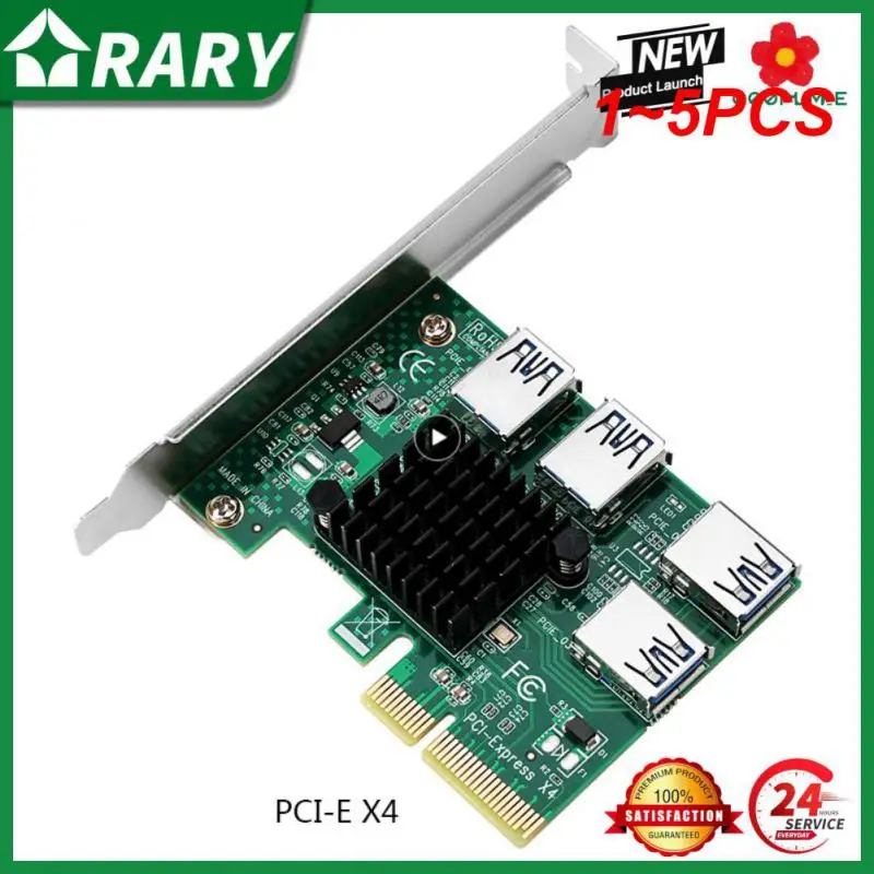 

Плата контроллера SATA 3,0 III 6 Гбит/с, адаптер расширения PCI-e PCI Express x1, плата расширения контроллера с поддержкой X1/X4/X8/X16, от 1 до 5 шт.