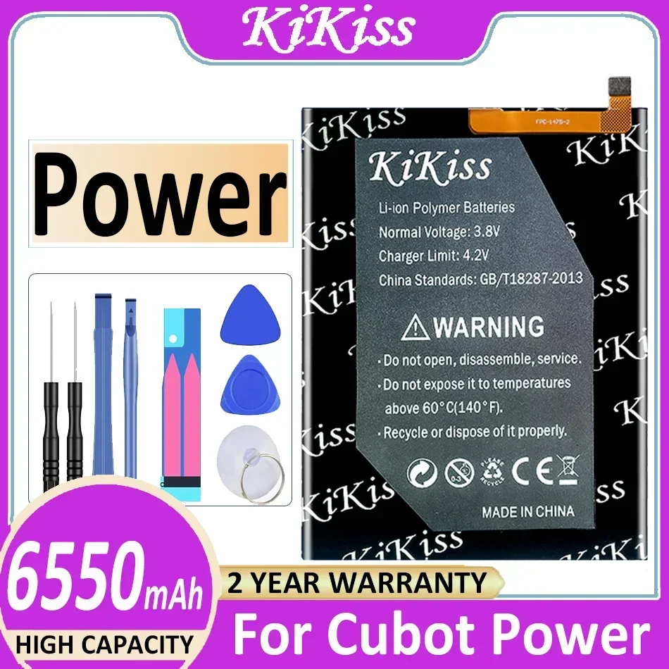 Аккумулятор KiKiss 6550 мАч для аккумулятора Cubot