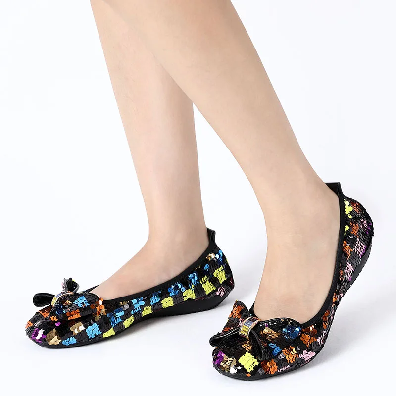 Wedding Party Flats to Match Dress 2022 New Designer Comfy Ballet Shoes Flats for Nurse Teacher Office Lady Comfortable Flats