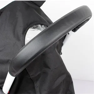 чехол на ручку коляски PU коляска, отделанная кожей ручка крышки коляски Accssories защиты подлокотник бампер бар 5 цветов для Babyzen yoyo Yoya коляски чехол на бампер для коляски