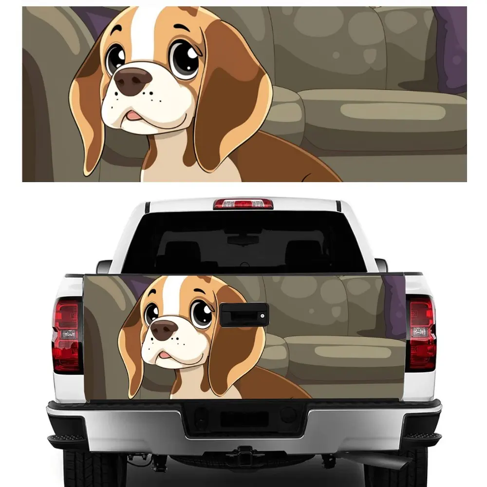 Игра с мультяшным принтом бигля хвост автомобиля багажник защита Vinly наклейка
