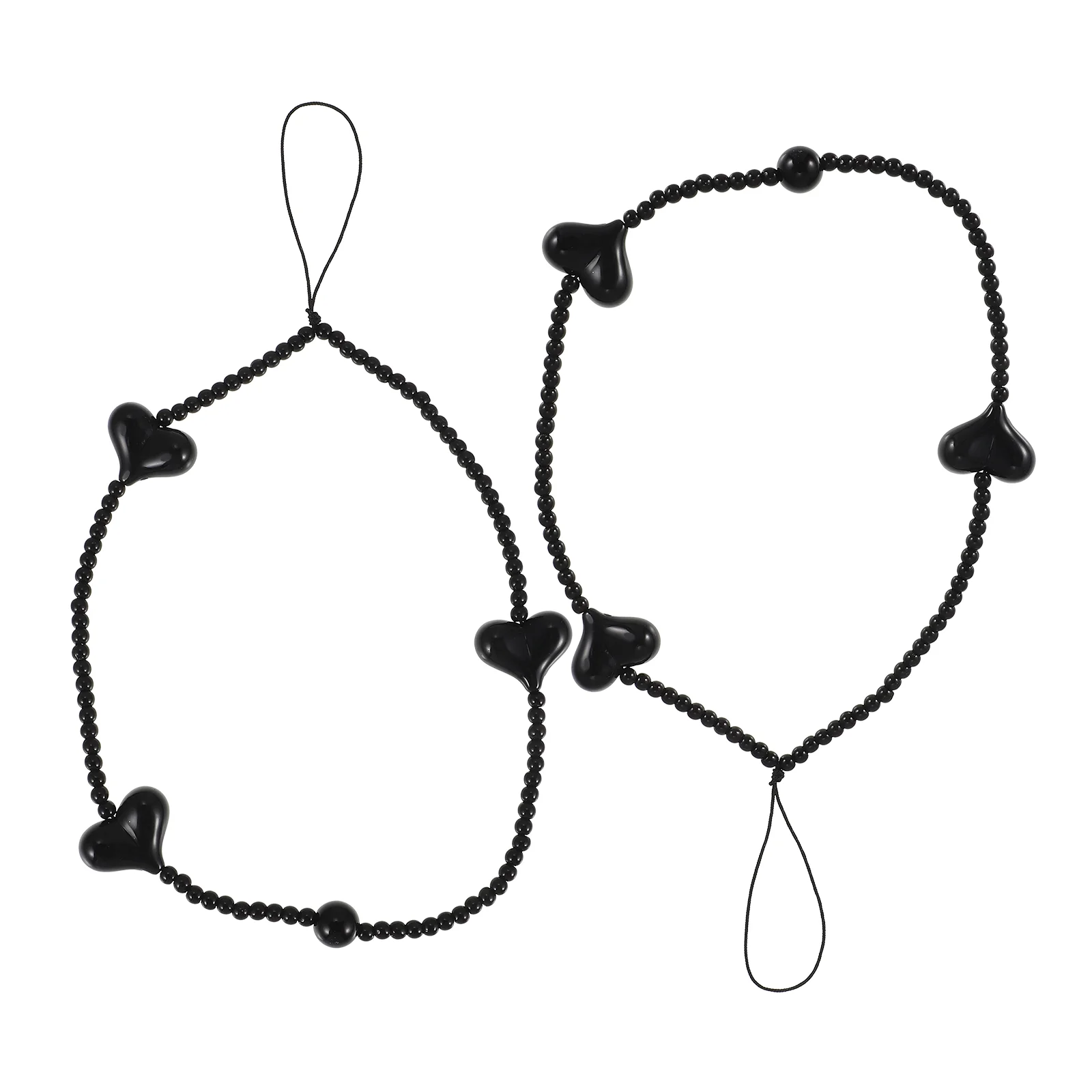 

Strap Lanyard Chain Decorative Hanging Beaded Case Charm Wrist Charms Mobile Cell Hand Bead Heart Sling Pendant Fixing Unique