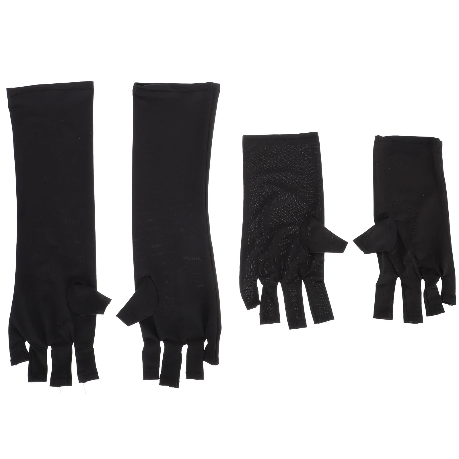 

Protector Manicure Protective Accessory UV Lamp Mitt Supply Fingerless Gloves