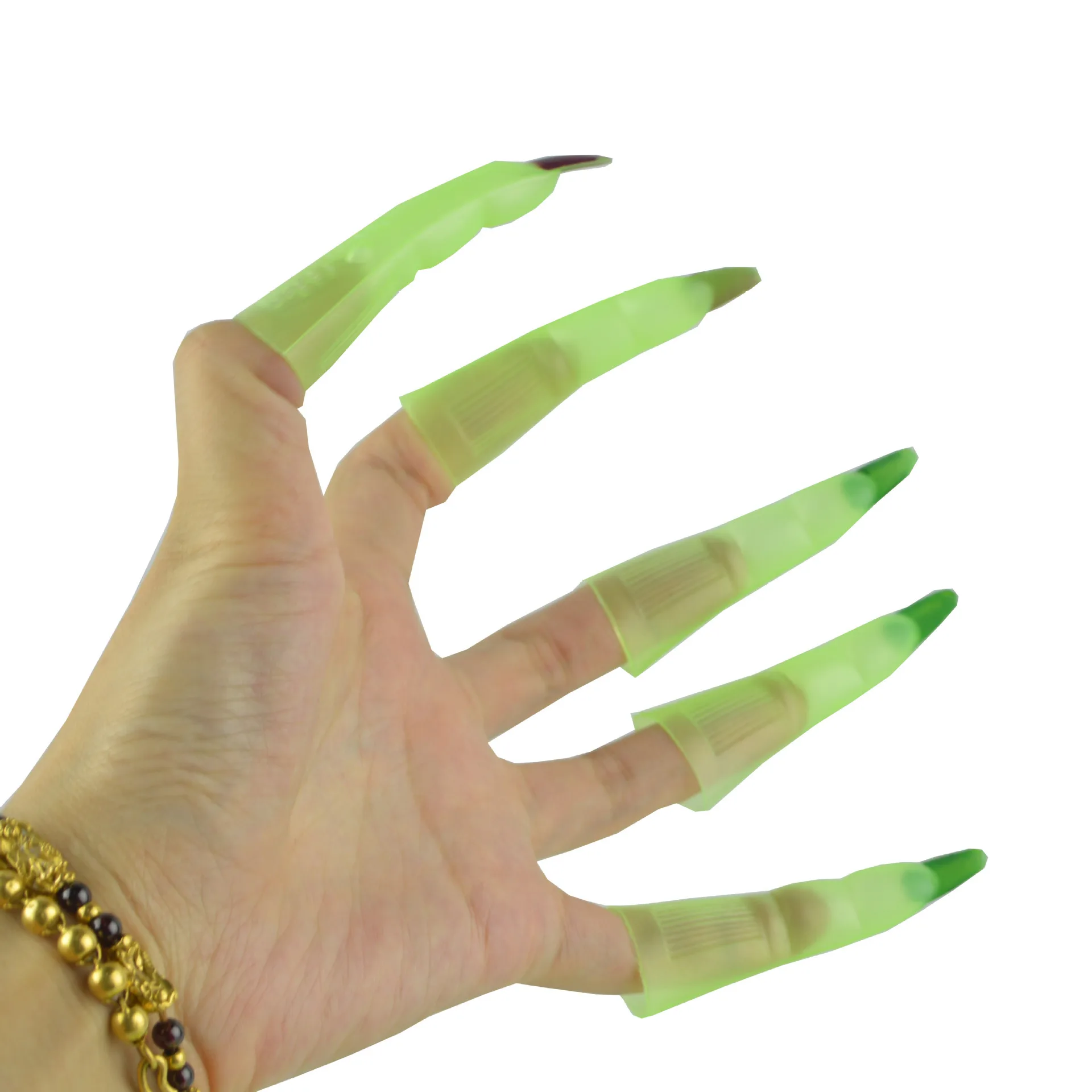 Случайный цвет длинные шпильки ногти 10 шт ногтей УФ гель готовой пресс на