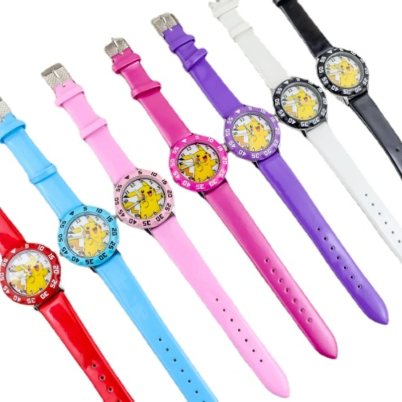 

[TAKARA TOMY] Pokemon Pikachu Children's Digital Shell Luminous Cartoon Watch Belt Electronic Watch for Boys/Girls A22092112