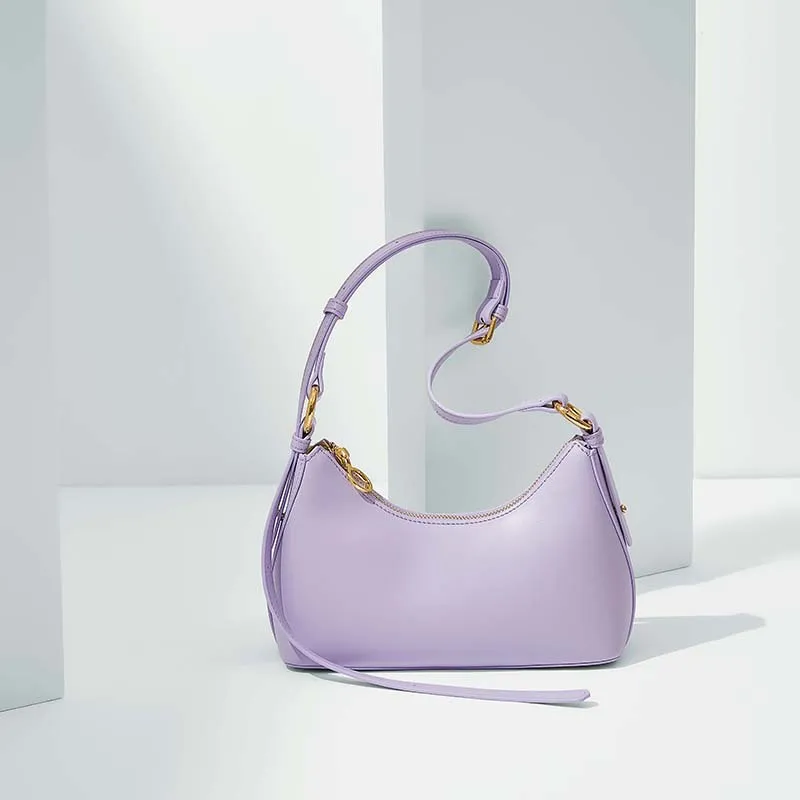 

Leather Dumpling Women's Bag New Casual Candy Color One-shoulder Messenger Bag Niche Design High-end Handbag