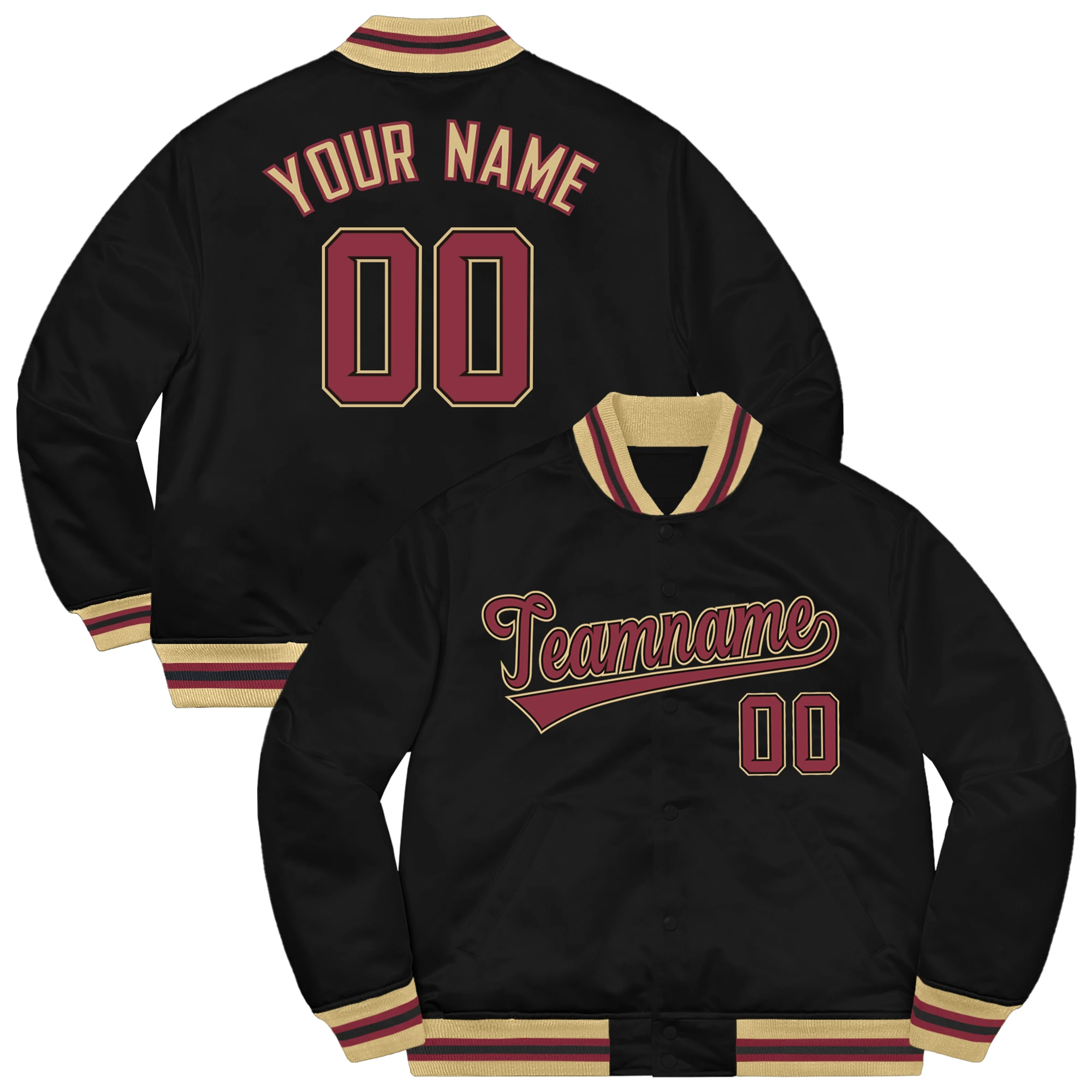 Personalized Custom Baseball Jacket Thin Coat Embroidered Stitched Team Name Number Fashion Bomber Jacket College Sweatshirt Men